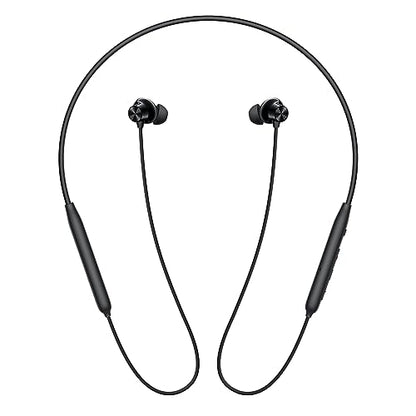 OnePlus Bullets Wireless Z2 ANC Bluetooth in Ear Earphones with Mic, 45dB Hybrid ANC, Bombastic Bass - 12.4 mm Drivers, 10 Mins Charge - 20 Hrs Music, 28 Hrs Battery (Black)