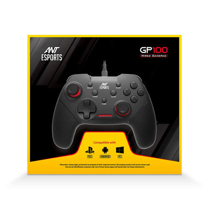 Ant Esports GP100 Wired Gamepad for PC/PS3/Android/Steam Vortex