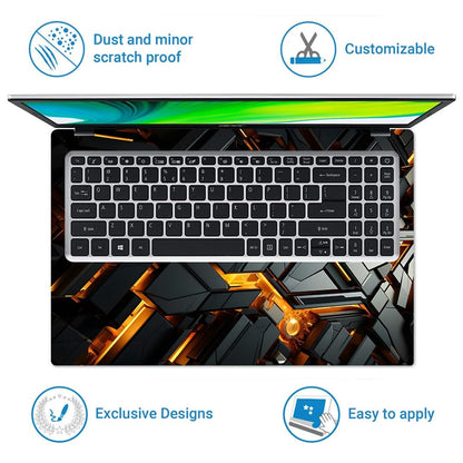 Anwesha Upto 15.6" 3D Gaming Laptop Skin Vortex