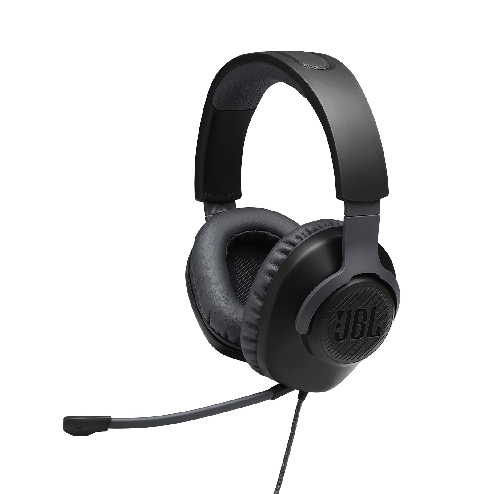 JBL Quantum 100: Wired Gaming Headset (Mic, Memory Foam) Vortex