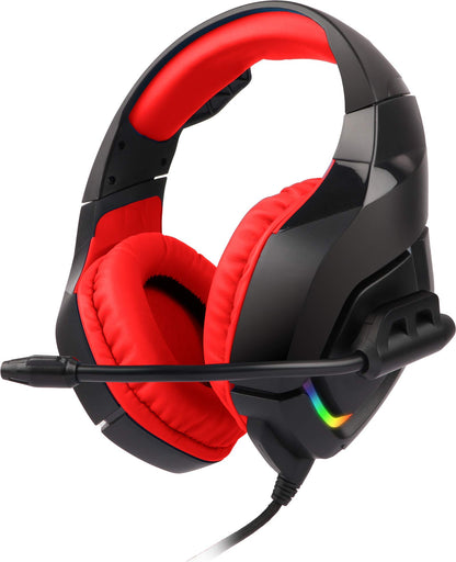 Zebronics ZEB-RUSH (Red) Premium Wired Gaming Headphone Vortex