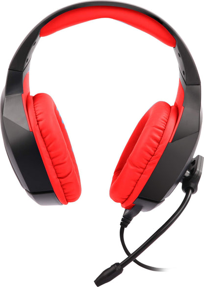 Zebronics ZEB-RUSH (Red) Premium Wired Gaming Headphone Vortex